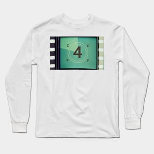 movie countdown 4 seconds Long Sleeve T-Shirt